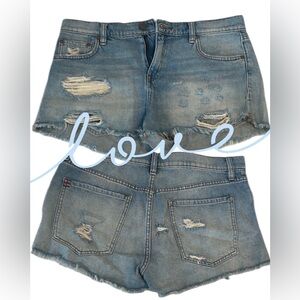 BDG Urban Outfitters Distressed Boyfriend Denim Shorts - Size 28